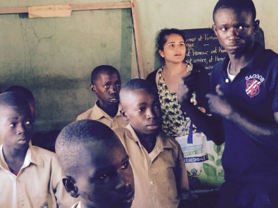 Unterrichtsbesuch in der Elfenbeinküste