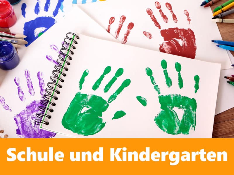 Schulen und Kindergarten sammeln Stifte